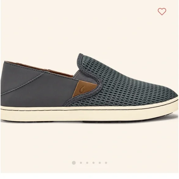 Oulkai Pehuea gray slip on shoes - Picture 2 of 8